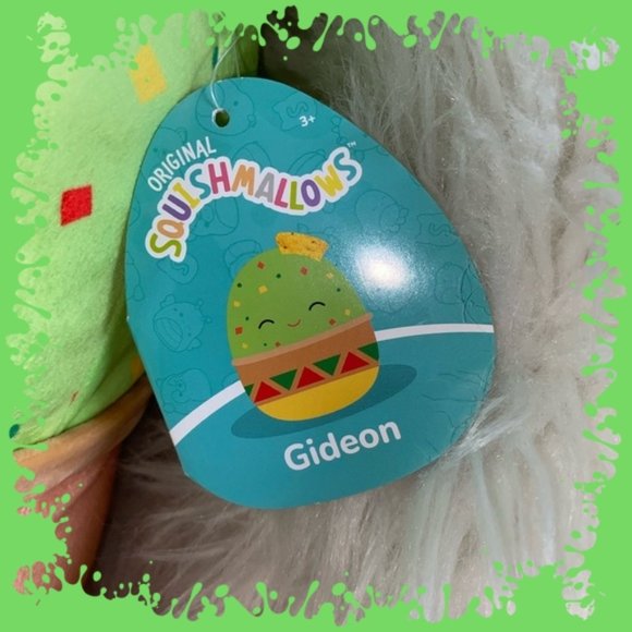 Squishmallows Toys Rare Squishmallow Gideon The Guacamole With